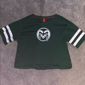 Cropped CSU shirt